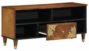 VidaXL TV Szekrény 100x33x46 cm Tömör Mangófa