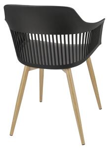 Kerti szék CORNIDO - fekete