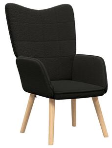 VidaXL Pihenőszék Fekete 62 x 67 x 95.5 cm szövet