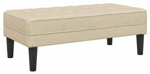 VidaXL pad Krém 113 x 57 x 39 cm szövet