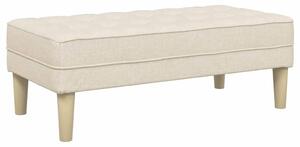 VidaXL pad párnával Vászon 113 x 57 x 39 cm szövet