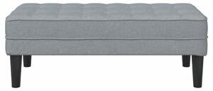 VidaXL Pad Light Grey 113x57x39 cm Szövet