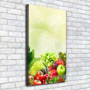 Fali vászonkép Zöldség és gyümölcs
