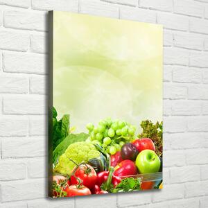Fali vászonkép Zöldség és gyümölcs