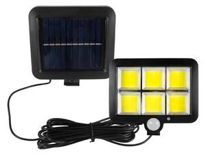 Kobi LED napelemes reflektor érzékelővel LED/1,5W/3,7V 6000K IP44 KB0366