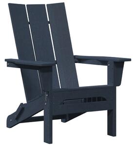 VidaXL összecsukható Adirondack szék tengerészkék 74.5x80.5x90 cm HDPE