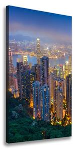 Vászonfotó Hong kong éjjel