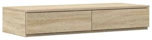 VidaXL Ágyfiókok fiókkal sonoma tölgy 90 x 36.5 x 16.5 cm Faanyag