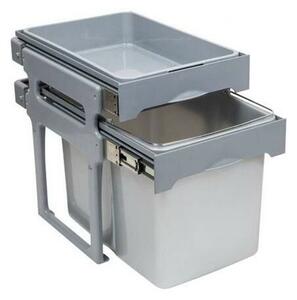 Ekotech TANK 40szekrénybe szerelhető szemetes 428 mmmagas 1 vödrös kivitel