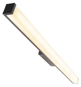 Modern fürdőszobai fali lámpa fekete 92 cm IP44 - Cascada