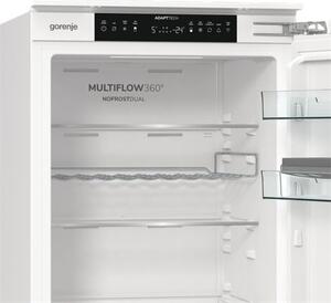 Gorenje NRKI517E62WF Beépíthető kombinált hűtő, Total NoFrost, Inverter, FreshZone, 177 cm, Wifi