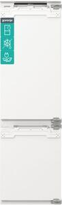 Gorenje NRKI517E62WF Beépíthető kombinált hűtő, Total NoFrost, Inverter, FreshZone, 177 cm, Wifi