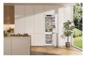 Gorenje NRKI517E62WF Beépíthető kombinált hűtő, Total NoFrost, Inverter, FreshZone, 177 cm, Wifi