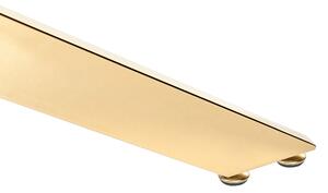 Arany étkezőasztal üveglappal ⌀ 120 cm MARAMO