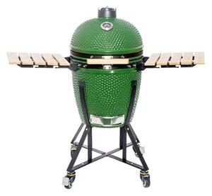InSPORTline Pasionato 20" Kerámia Kamado Gril, 120cm magas, BBQ grill, hőmérő, bomba izek, alacsony szénfogyasztás