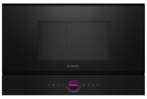Bosch Serie 8 BFR7221B1 mikróhullámú sütő Beépített Egyszerű mikrohullámú sütő 21 L 900 W Fekete