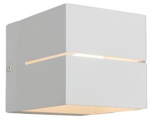 Modern fali lámpa fehér 9,7 cm - Transfer Groove
