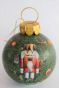 Klasszikus karácsonyi gömb Diótörővel LED 40cm