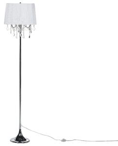 Fehér fém állólámpa 165 cm EVANS