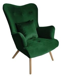 Fotel Clovis 102, 76x90x100cm, Lábak: Fa,Bükkfa