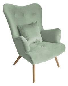 Fotel Clovis 102, 76x90x100cm, Lábak: Fa,Bükkfa