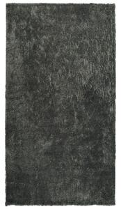 Sötétszürke hosszú szálú szőnyeg 80 x 150 cm EVREN