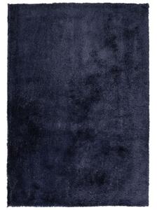 Sötétkék hosszú szálú szőnyeg 200 x 300 cm EVREN