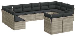 VidaXL Polyrattan Kerti Ülőgarnitúra - 12 részes