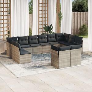 VidaXL Polyrattan Kerti Ülőgarnitúra - 12 részes