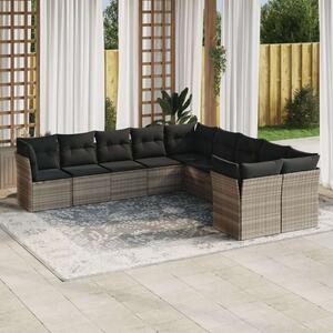 VidaXL Polyrattan Kerti Ülőgarnitúra - 10 részes