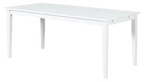 Asztal Riverton 632, Fehér, 76x90x180cm, Hosszabbíthatóság, Közepes sűrűségű farostlemez