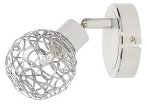 Virgo fali lámpa LED G9-es foglalat, 1 izzós, 40W króm-fehér
