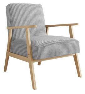 Fotel Clovis 100, Kárpit, 76x59x67cm, Fenyő, Bükkfa