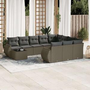 VidaXL Polyrattan Kerti Ülőgarnitúra - 11 részes