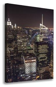 Vászonfotó New york éjjel