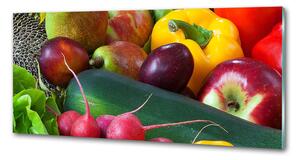 Konyhai hátfal panel üveg Gyümölcsök és zöldségek