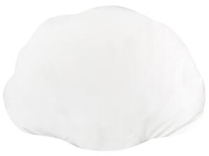 Fehér bársony díszpárna kétdarabos szettben 47 x 35 cm CONSOLIDA