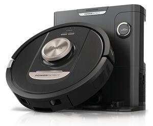 Robotporszívó Shark PowerDetect RV2820VEEU, 650W, 0,3 l, 360 LiDAR, Akár 110 perc üzemidő, DirtDetect, Fekete