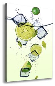 Fali vászonkép Limes és jég