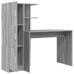 VidaXL Asztal Szürke Sonoma 133.5 x 50 x 124 cm 2 db
