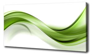 Vászon nyomtatás Zöld hullám