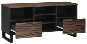 VidaXL Tévé Szekrény fiókkal Barna 100 x 33 x 46 cm tömör mangófa