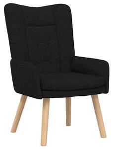 VidaXL Pihenőszék Fekete 63 x 67 x 94 cm szövet