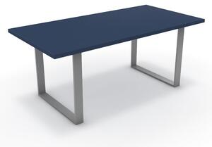 Étkezőasztal - Antara festett ezüst lábbal - Tiroli kék 180x90