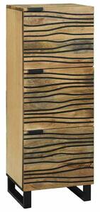 VidaXL Highboard Barna 40 x 33 x 110 cm tömör mangófa