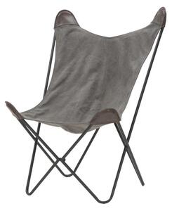 MONTANA szürke és fekete vas szék