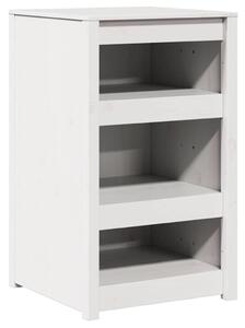 VidaXL Konyhaszekrény polcokkal Fehér 55 x 55 x 92 cm Tömör fenyőfa