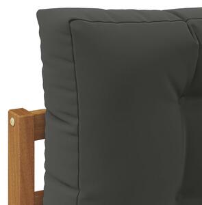 VidaXL Kültéri kanapé szett párnával 6 pcs Természetes és antracit