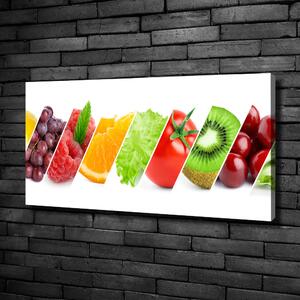 Fali vászonkép Gyümölcsök és zöldségek