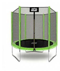 Aga SPORT TOP Trambulin 180 cm Világoszöld + védőháló